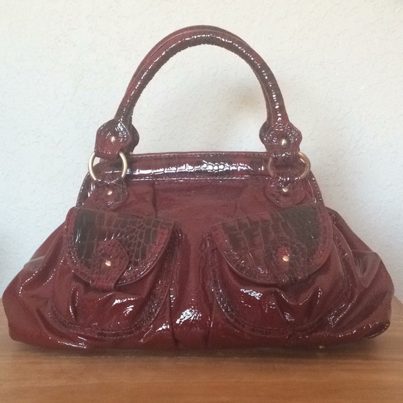 Isabella Fiore Red Leather Satchel ✨Hard to find!✨ - Picture 2 of 7